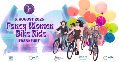 Bunt, beschwingt und sichtbar! Das ist ein Fancy Women Bike Ride