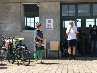 Eröffnung der Radstation Gleis 66 Am Hauptbahnhof in Darmstadt
