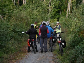 Kurzer Tourenstopp. Gleich geht's weiter.