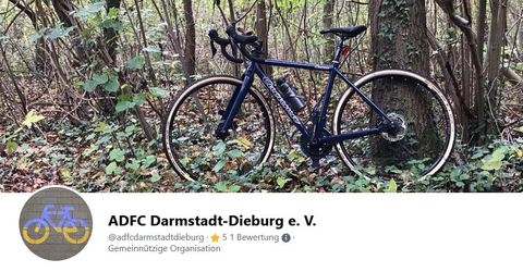 Die Facebookseite des ADFC Darmstadt-Dieburg