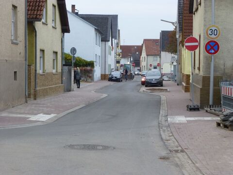 Die Hauptstraße in Gräfenhausen wird Einbahnstraße. Auch für den Radverkehr?