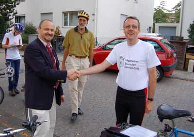 ADFC Darmstadt: Radtour mit Oberbürgermeister Hoffmann 24.8.2005